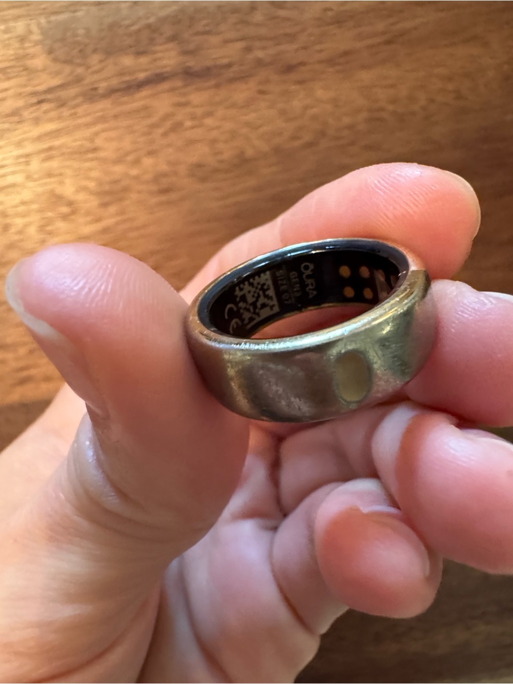 Gold Oura Ring Horizon Gen 3 sz 7 - Picture 4 of 5